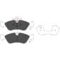 KBP1004 KAVO PARTS Комплект тормозных колодок,