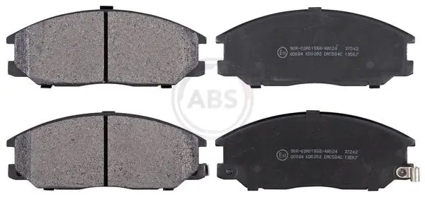 ABS 37242 комплект колодок для дисковых