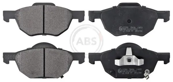 ABS 37359 комплект колодок для дисковых