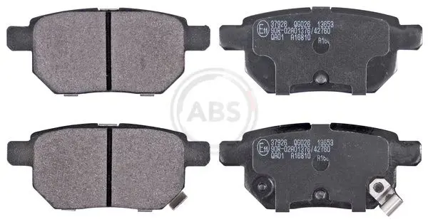 ABS 37926 комплект колодок для дисковых
