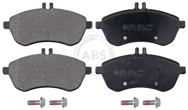 ABS 37584 Комплект тормозных колодок