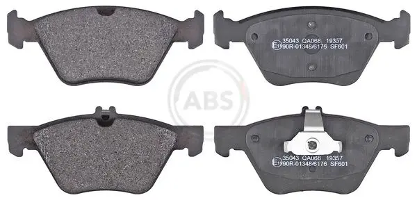 ABS 35043 Комплект тормозных колодок