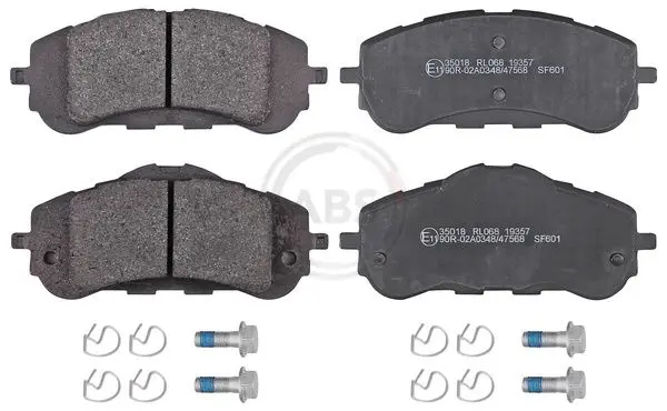 ABS 35018 Колодки тормозные дисковые