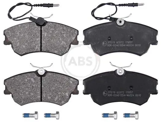 ABS 37019 Комплект тормозных колодок