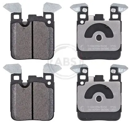 ABS 37953 Комплект дисковых тормозных