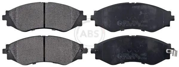 ABS 37526 Колодки тормозные CHEVROLET