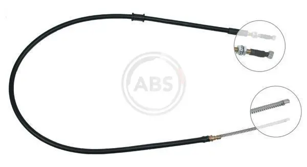ABS K14168 Трос тормоза ручного