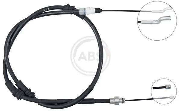 ABS K16026 Тросик, cтояночный тормоз