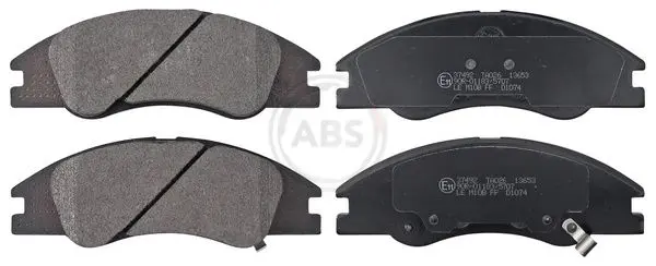 ABS 37492 комплект колодок для дисковых