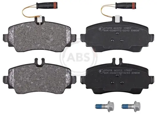 37078 Колодки тормозные MB A160/A160