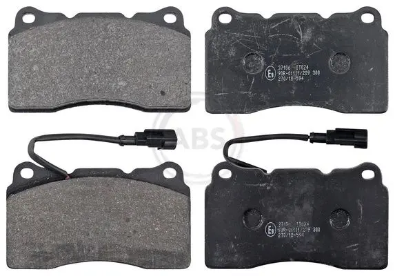 ABS 37106 комплект колодок для дисковых