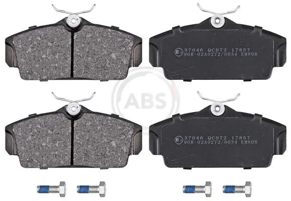 ABS 37046 Колодки тормозные NISSAN