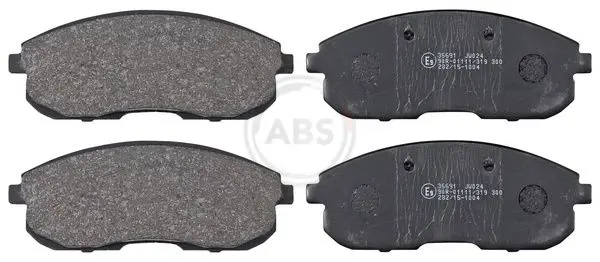 ABS 36691 Колодки тормозные NISSAN