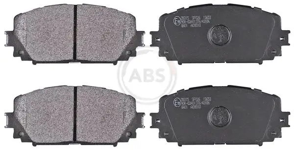 ABS 35015 Колодки тормозные передние