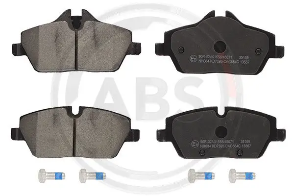 ABS 35159 Комплект тормозных колодок,