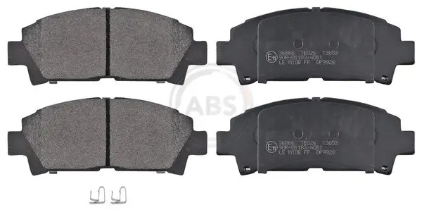 ABS 36866 комплект колодок для дисковых