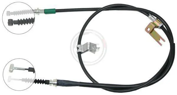 ABS K14658 трос ручного тормоза