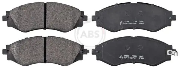 ABS 37053 Комплект тормозных колодок