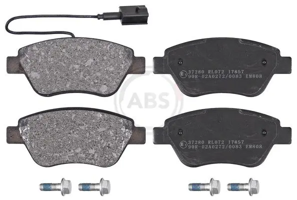 ABS 37280 Комплект тормозных колодок