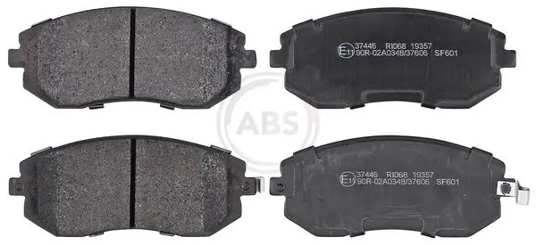 Abs 37446 Колодки тормозные дисковые,