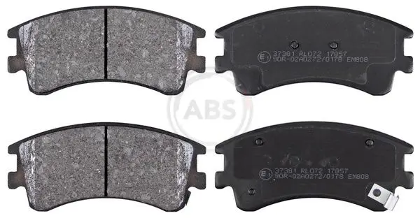 ABS 37381 Колодки тормозные дисковые