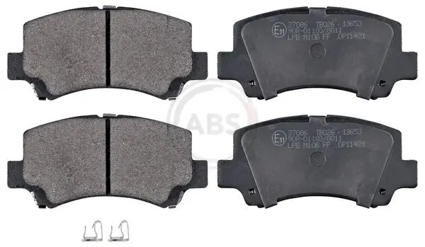 ABS 37086 Комплект тормозных колодок