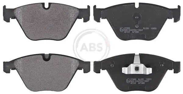 ABS 37669 Колодки тормозные FR