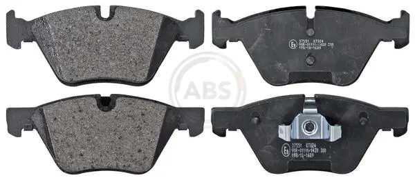 ABS 37551 Колодки тормозные передние 