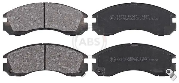ABS 36753 Комплект тормозных колодок