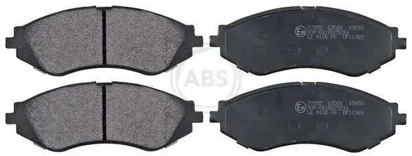 ABS 37055 Комплект тормозных колодок