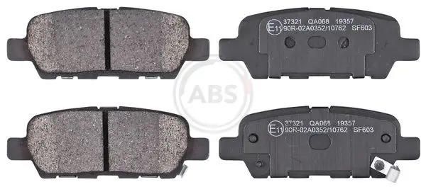 ABS 37321 Комплект колодок для дисковых