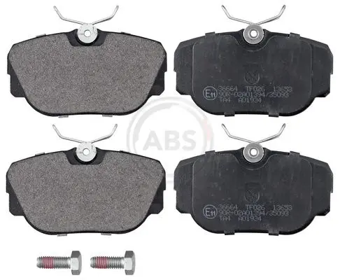 ABS 36664 комплект колодок для дисковых