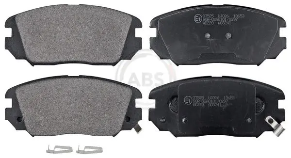 ABS 37525 комплект колодок для дисковых