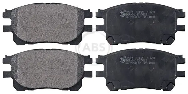 ABS 37421 Комплект тормозных колодок