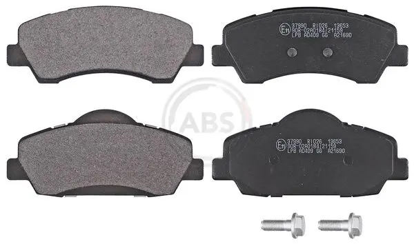 ABS 37990 Комплект тормозных колодок