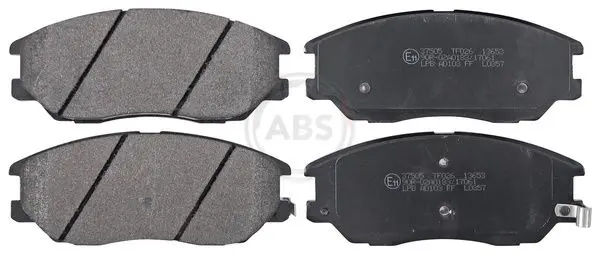 ABS 37505 комплект колодок для дисковых