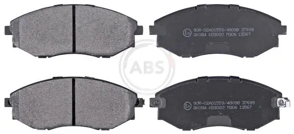 ABS 37699 Комплект дисковых тормозных