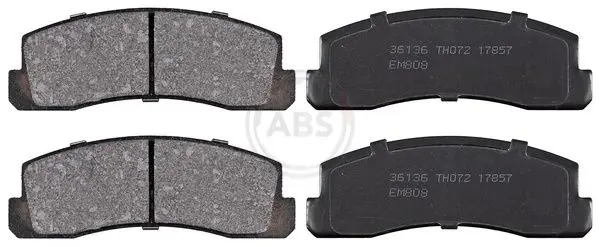 ABS 36136 Комплект тормозных колодок