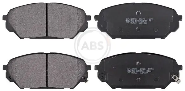 ABS 37809 Комплект тормозных колодок