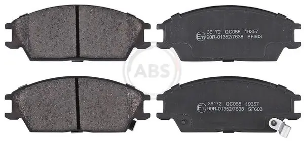 Abs 36172 Комплект тормозных колодок