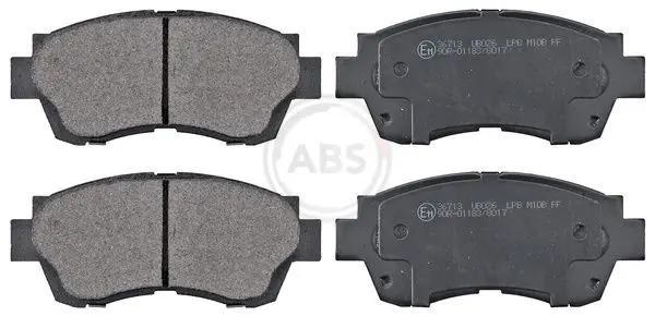 ABS 36713 Комплект тормозных колодок