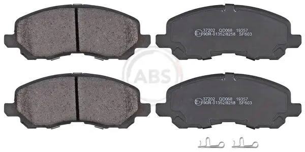 ABS 37202 Комплект тормозных колодок