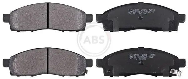 ABS 37832 Комплект дисковых тормозных