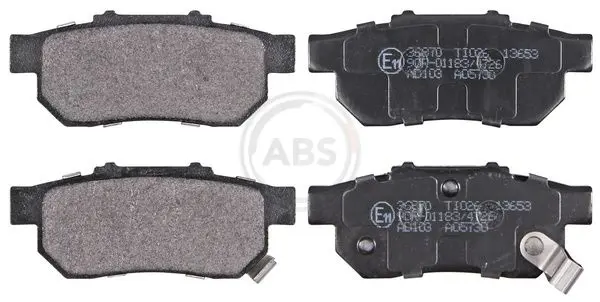 ABS 36870 Комплект тормозных колодок