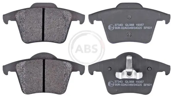 ABS 37343 Комплект колодок для дисковых