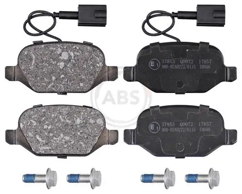 ABS 37853 Колодки тормозные дисковые
