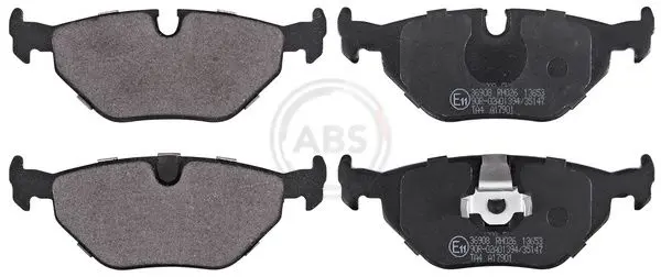 ABS 36908 комплект колодок для дисковых