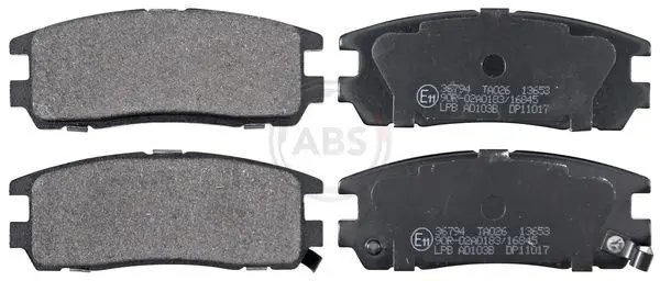 ABS 36794 Колодки тормозные