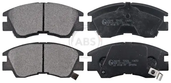 ABS 36648 Комплект тормозных колодок