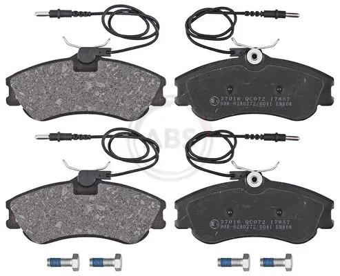  КОЛОДКИ ТОРМОЗНЫЕ ABS 37016